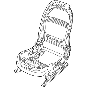 Jeep 68260531AC Seat Back Frame