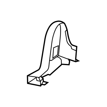 Mopar 5RU52DX9AB Track Cover, Black/Gray, Rear Outer Passenger Side