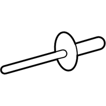 Dodge 68006483AA Wheelhouse Trim Rivet