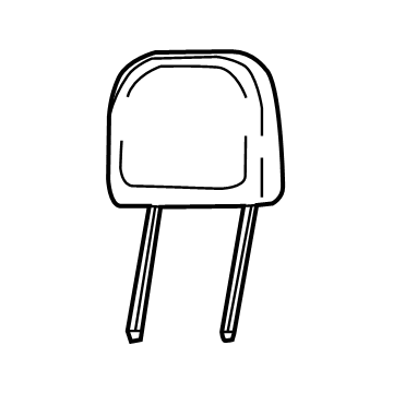 Dodge 7RQ00U0EAA Headrest, Outer