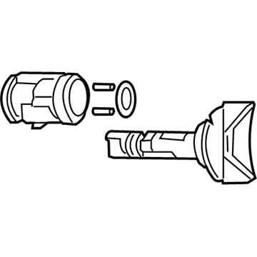 Dodge 5083915AB Ignition Cylinder