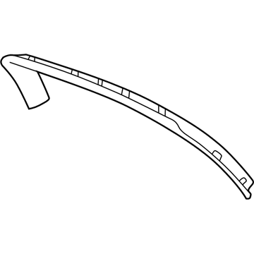 Mopar RV08BD1AC Upper Trim, Rear