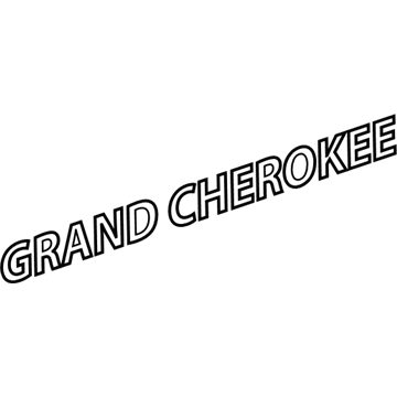 Jeep 68088725AA Nameplate