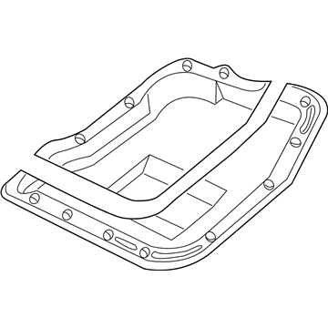 Dodge 52118780AD Transmission Pan