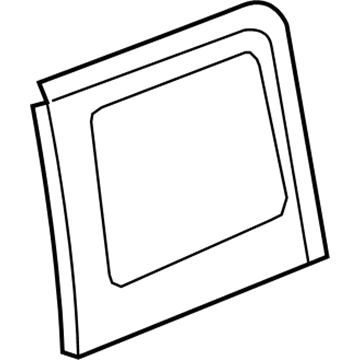 Jeep 1HD98SX9AC Quarter Glass