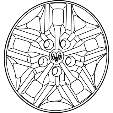 Dodge 4726483AA Wheel Cover