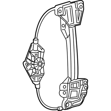 2017 Chrysler 200 Window Regulator - 68249045AA