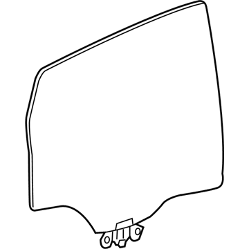 Chrysler 68104922AA Door Glass