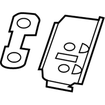 Chrysler 5065556AE Striker Retainer