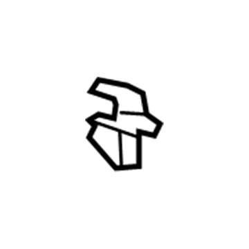 Dodge 6506223AA Support Rod Clip