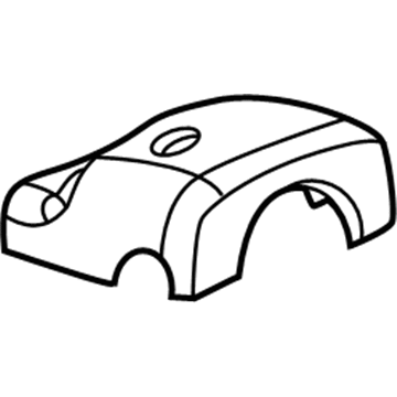 2006 Chrysler PT Cruiser Steering Column Cover - ZT36XDHAC