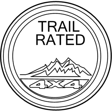 Jeep 55157106AA Medallion