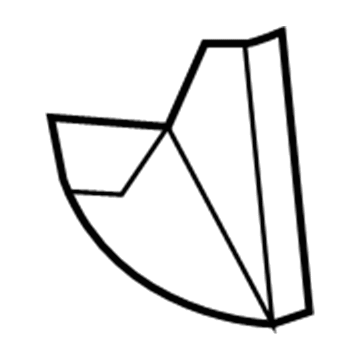 Mopar 1HR96HL1AC Extension Panel, Beige/Brown, Passenger Side