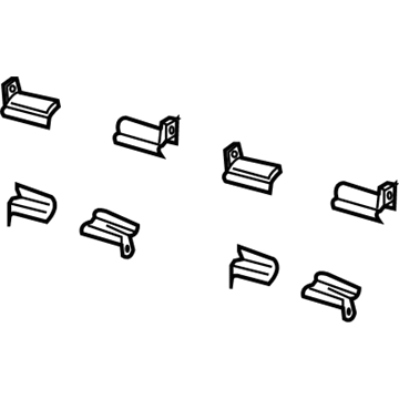 Dodge 68003705AA Brake Pads Spring