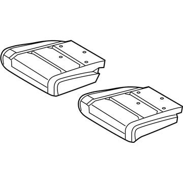 Dodge 68158387AA Seat Cushion Pad