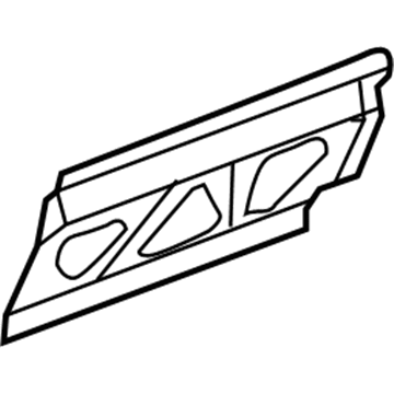 Ram 68134121AA Lower Pillar Reinforcement