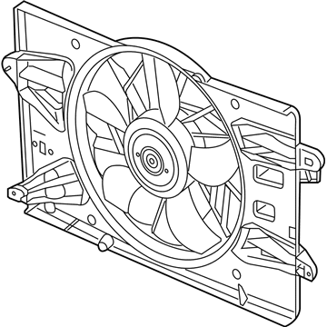 Jeep 68437465AB Fan Assembly