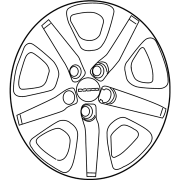 Dodge 4726162AB Wheel Cover