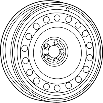 Dodge 5270040AC Spare Wheel