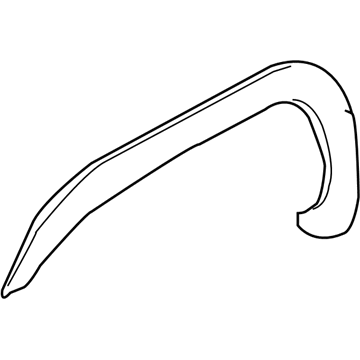 Dodge 5GG06TZZAB Wheel Opening Molding