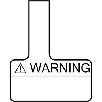 Ram 68265143AA Air Bag Label