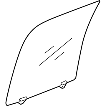 Dodge 55372818AB Door Glass
