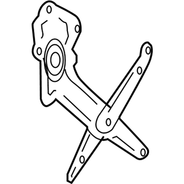 2003 Dodge Ram 2500 Window Regulator - 55276116AD