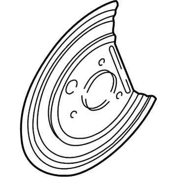 Dodge 68232018AA Splash Shield