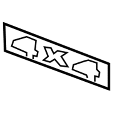 Ram 55277438AA Nameplate