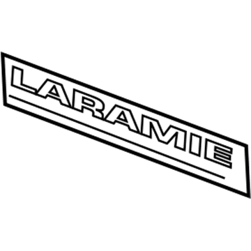 Ram 68001724AA Nameplate