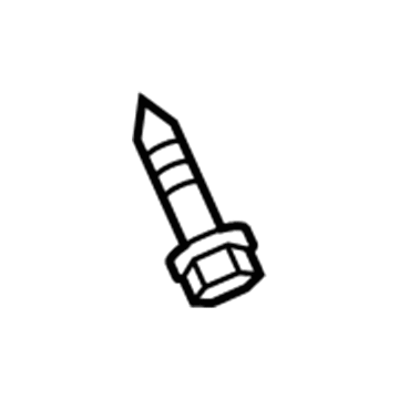 Mopar 6104601AA Wheel Flare Screw, Rear