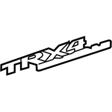 Mopar 68001733AA Decal, Rear Mopar 68001733AA Decal, Rear