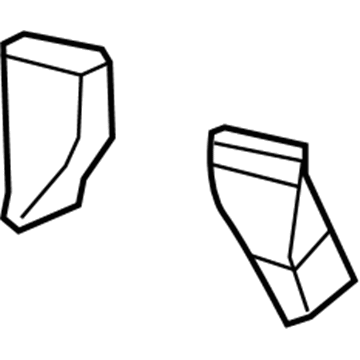 Jeep 5058886AA Lower Duct