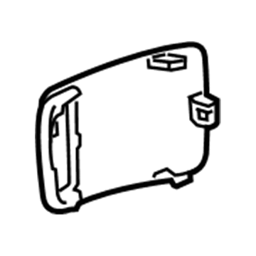 Dodge 1YT67DX9AA Shift Paddle Bezel