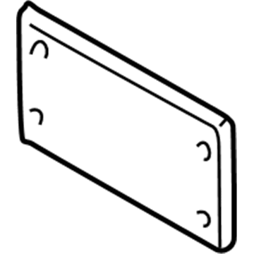 2002 Chrysler Sebring License Plate - MR432896