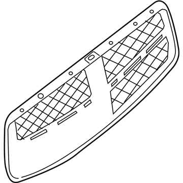 Dodge 55077767AF Grille Assembly