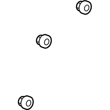 Dodge 6104725AA Bracket Nut