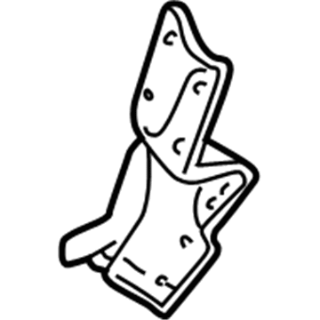 Jeep 5071703AA Hinge & Bracket