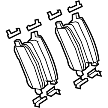 Dodge 68029887AB Brake Pads