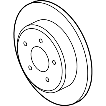 Dodge Grand Caravan Brake Disc - 68227800AB
