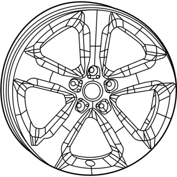 Jeep 4755428AB Wheel, Alloy