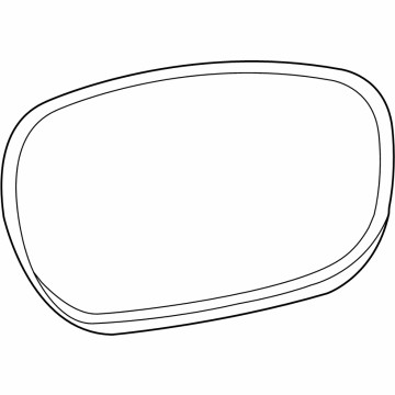 Dodge 68101147AA Mirror Glass