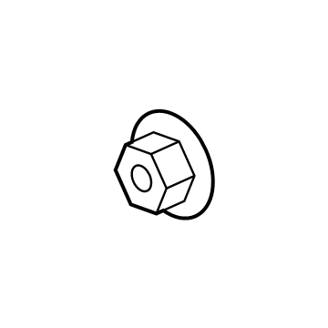 Dodge 6101443 Power Mirror Nut