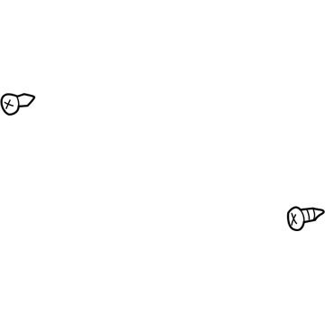 Dodge 6035556 Door Trim Panel Screw