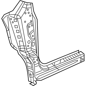 Ram 68259248AA Hinge Pillar Reinforcement