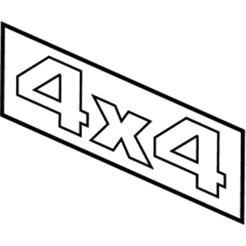 Dodge 55077299AA Nameplate