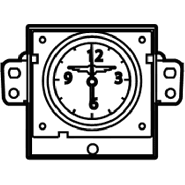 Dodge 4602626AD Clock