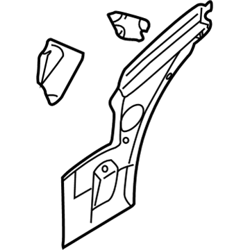 Chrysler 4580186AF Side Shield