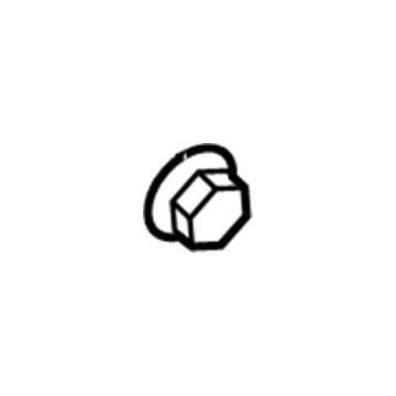 Dodge 6101831 Lower Hinge Nut