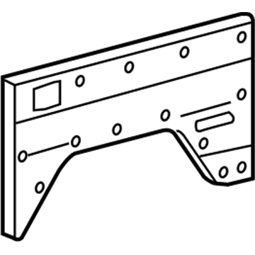 Mopar 5123233AA Compartment Trim, Passenger Side